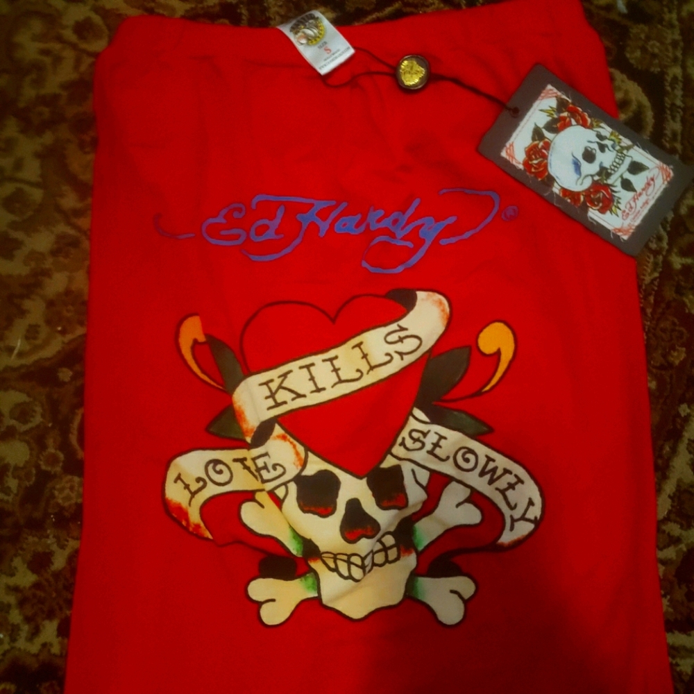 BNWT! Small Ed Hardy Tube Top/Mini Dress/skirt
